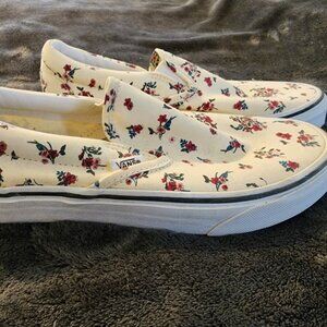Vans slip on Floral print